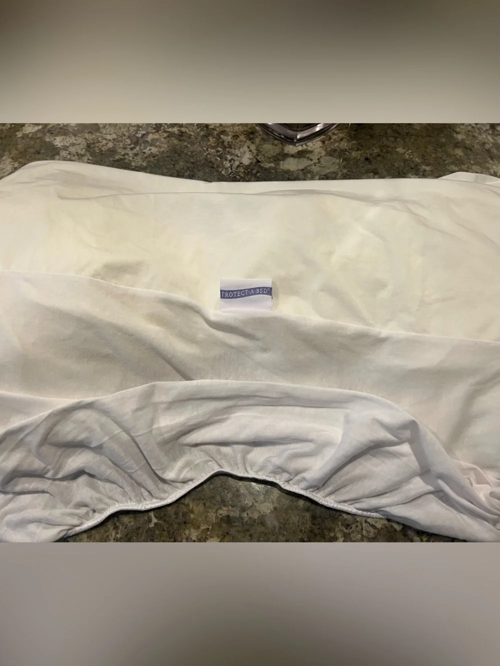 Protect-A-Bed King Size White Waterproof Mattress Protector